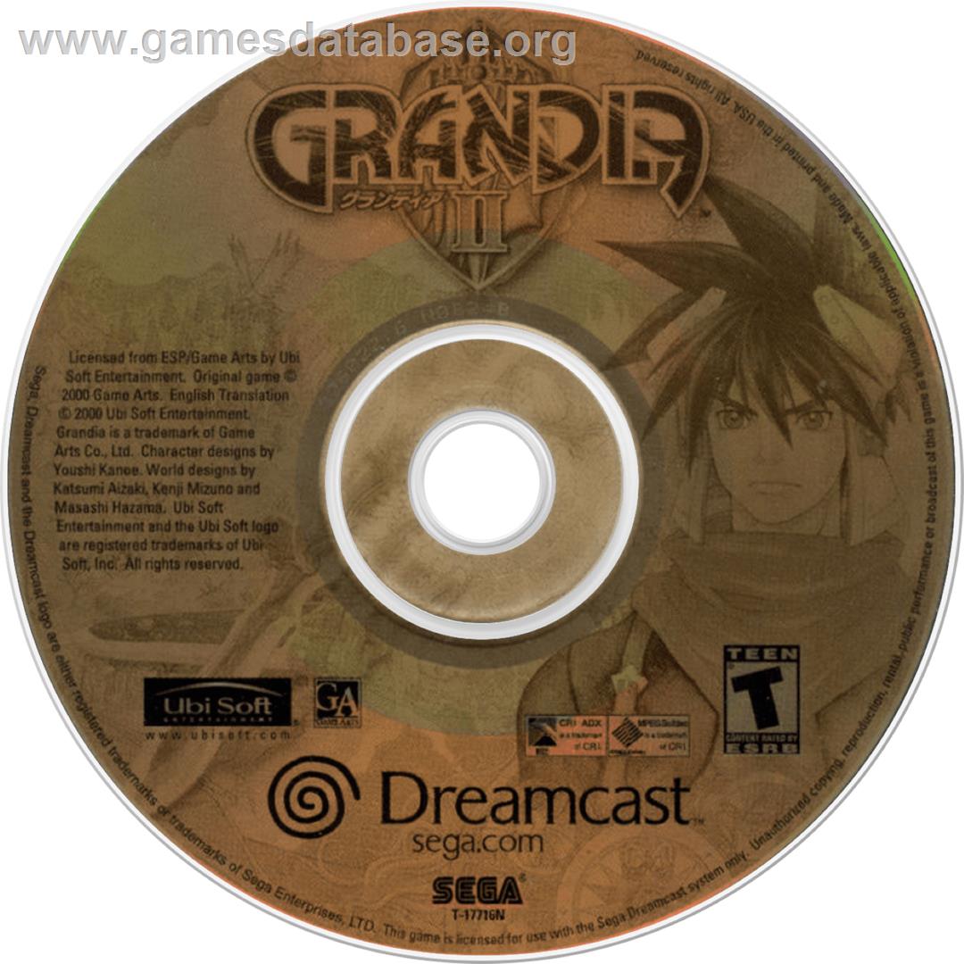 Grandia 2 - Sega Dreamcast - Artwork - Cartridge