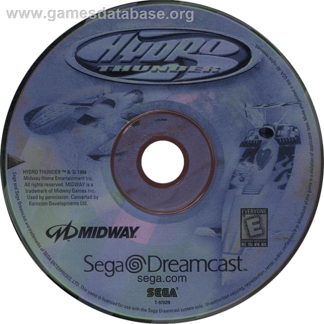 Hydro Thunder - Sega Dreamcast - Artwork - Cartridge