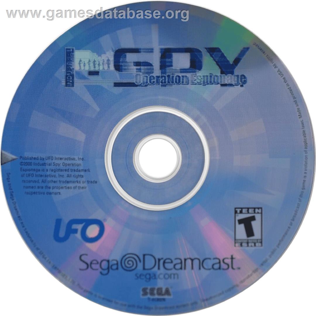 Industrial Spy: Operation Espionage - Sega Dreamcast - Artwork - Cartridge