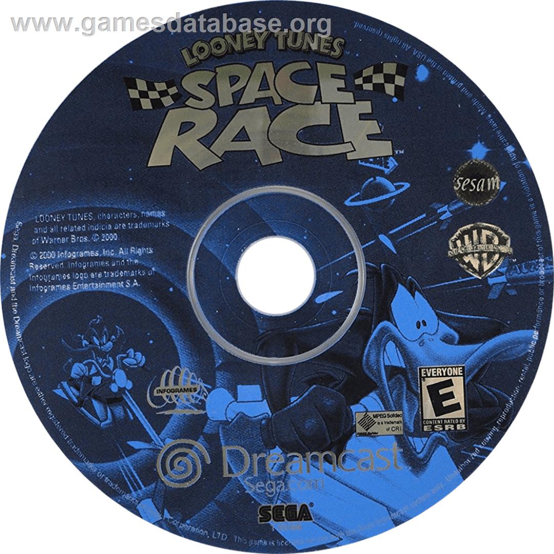 Looney Tunes Space Race - Sega Dreamcast - Artwork - Cartridge