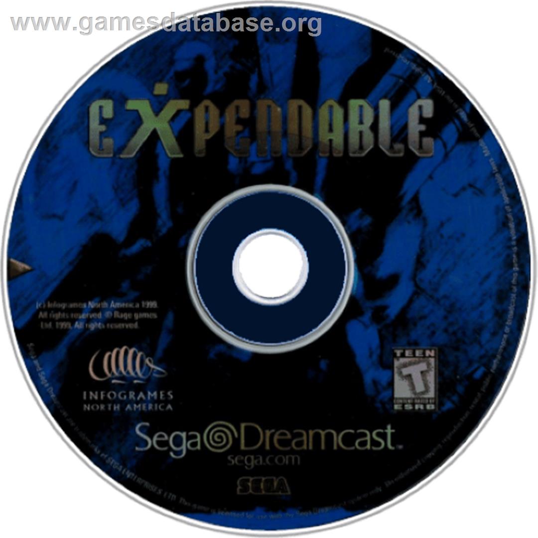 Millennium Soldier - Expendable - Sega Dreamcast - Artwork - Cartridge