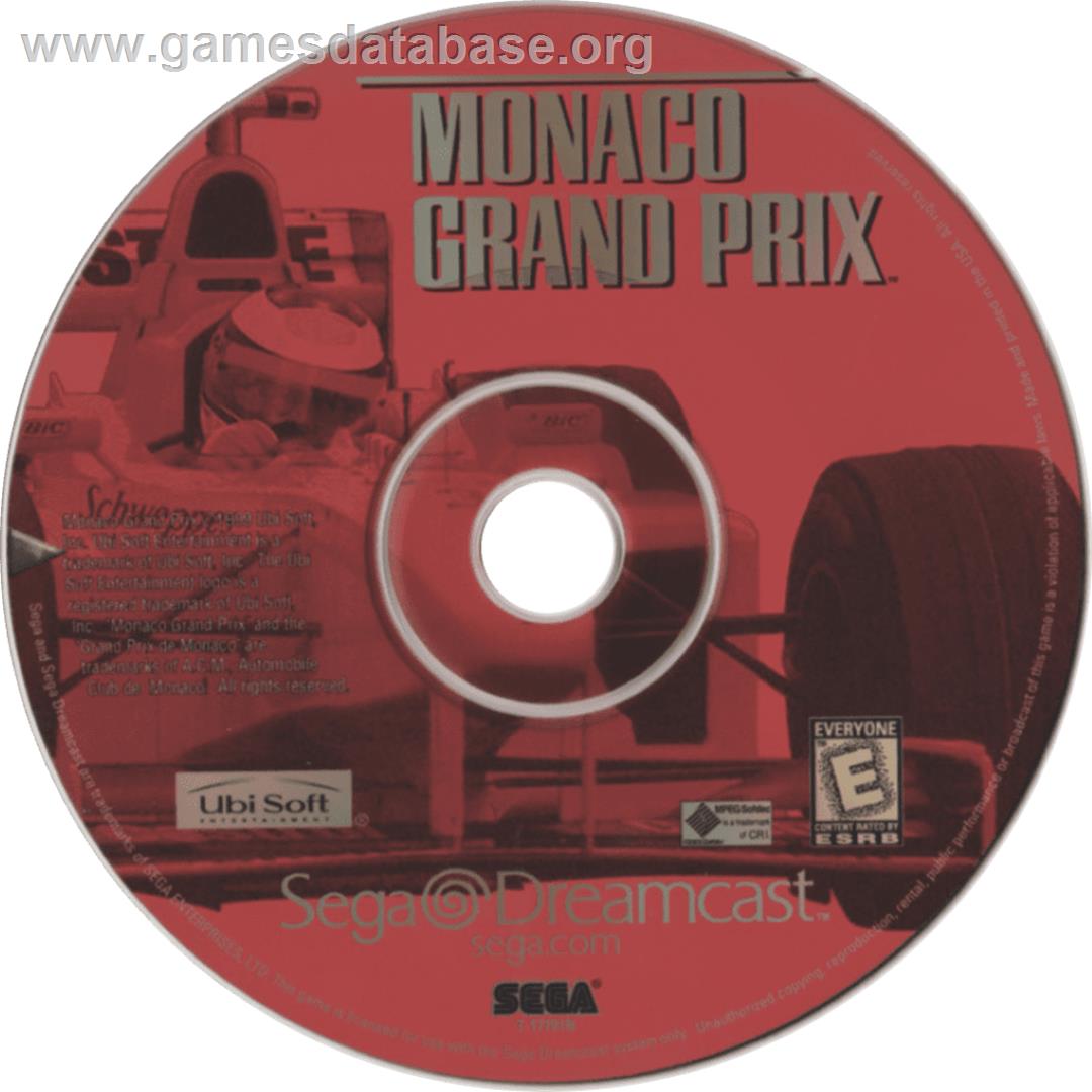 Monaco Grand Prix - Sega Dreamcast - Artwork - Cartridge