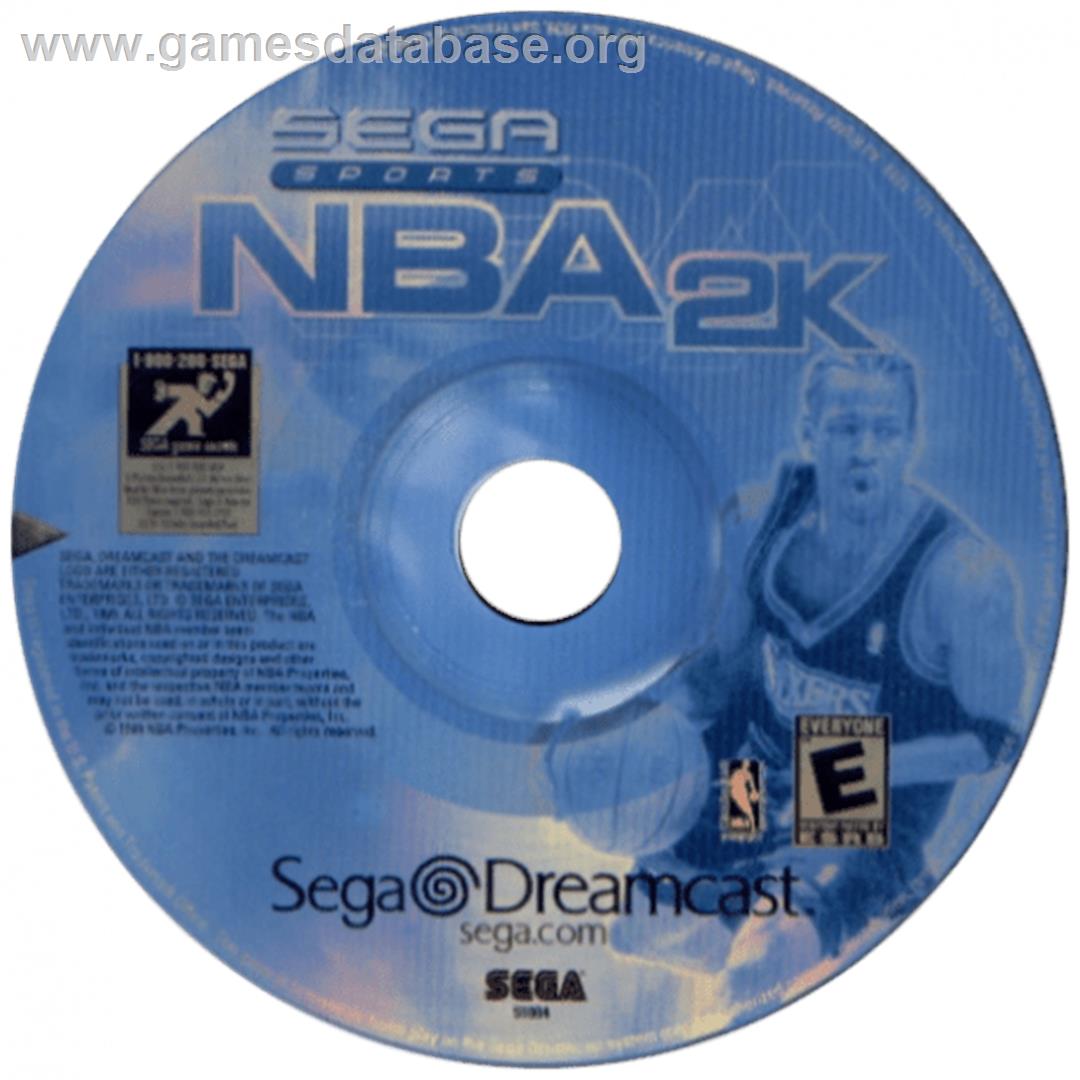 NBA 2K - Sega Dreamcast - Artwork - Cartridge