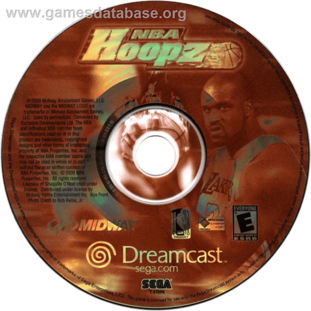 NBA Hoopz - Sega Dreamcast - Artwork - Cartridge
