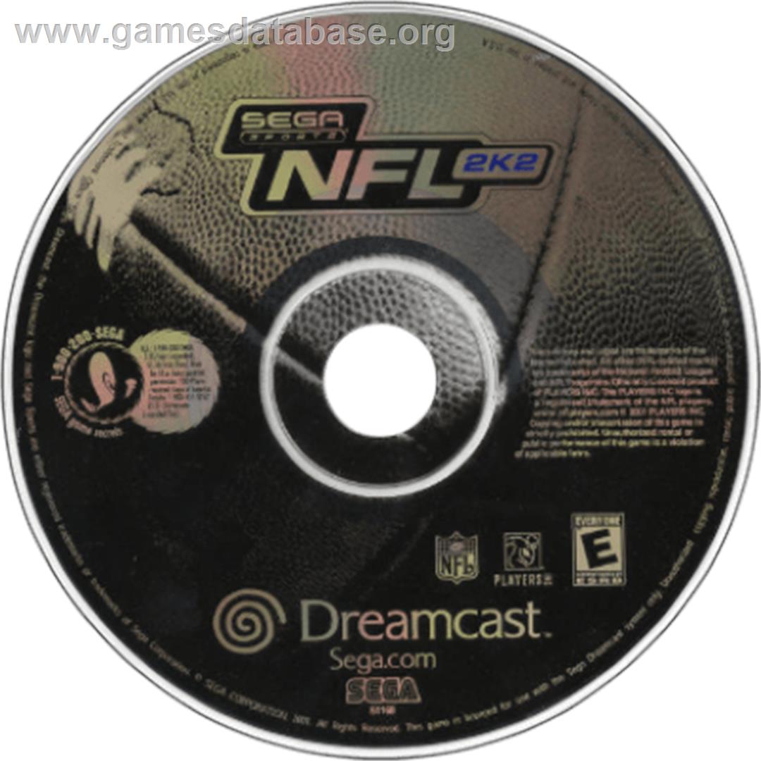 NFL 2K2 - Sega Dreamcast - Artwork - Cartridge