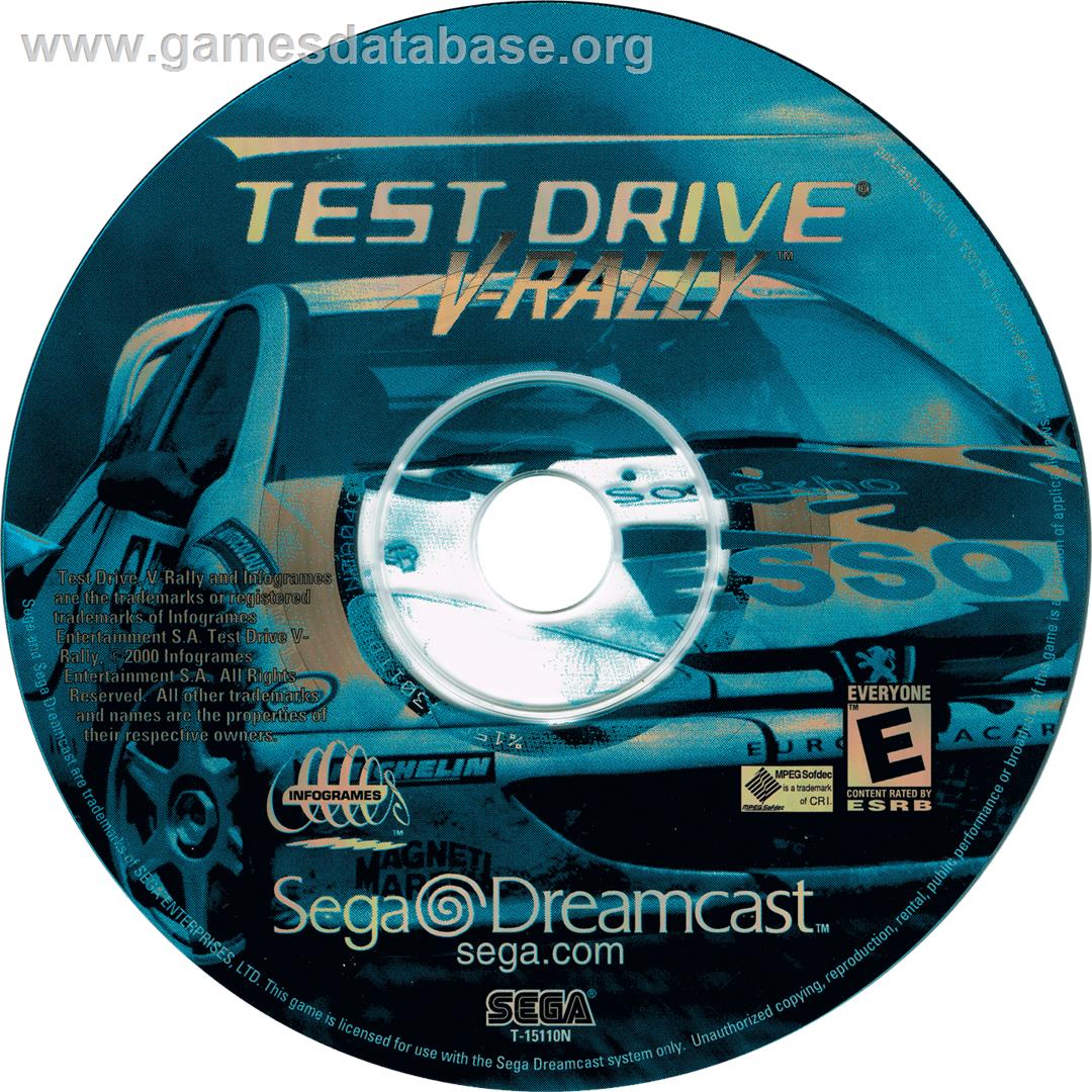 Need for Speed: V-Rally 2 - Sega Dreamcast - Artwork - Cartridge