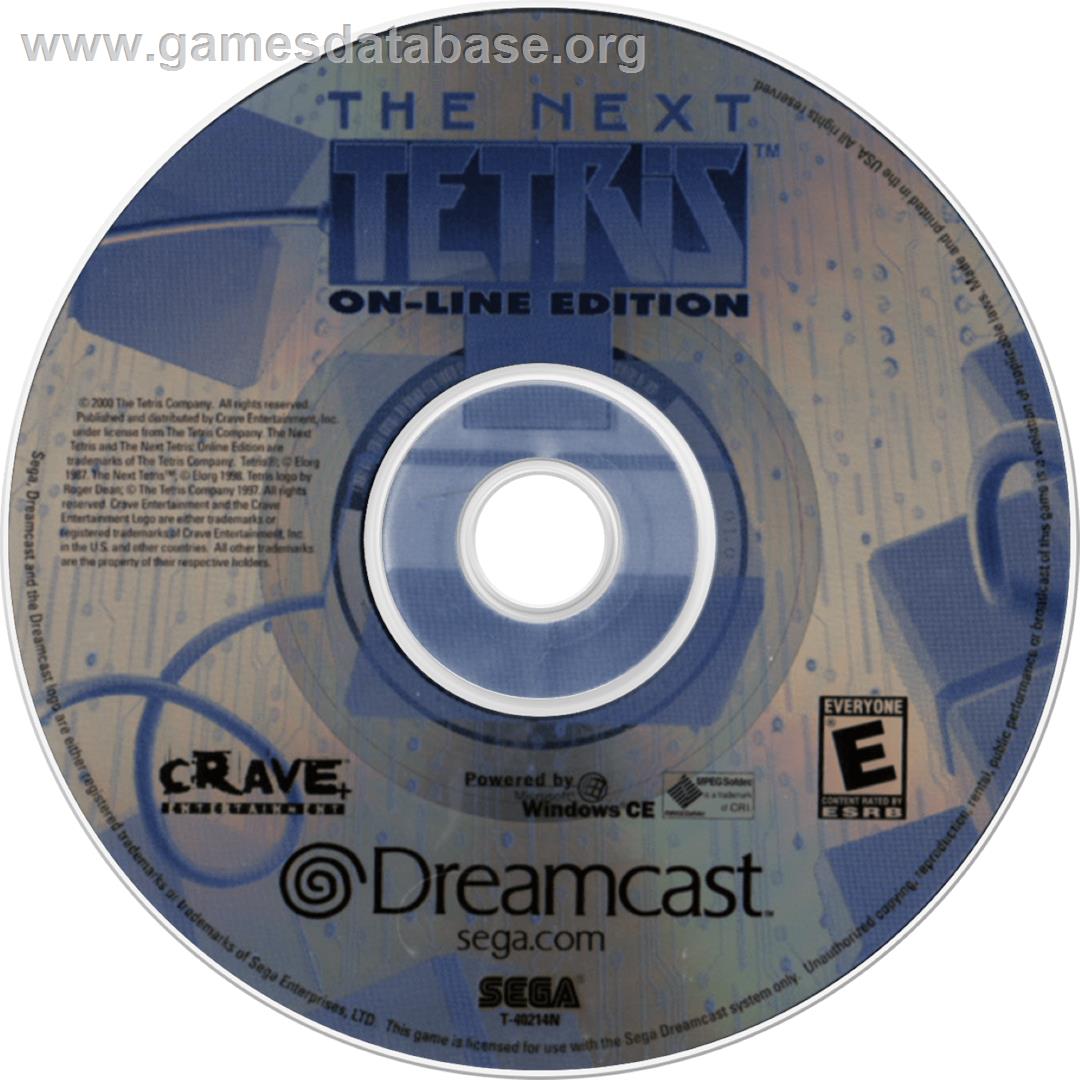 Next Tetris, The - Sega Dreamcast - Artwork - Cartridge