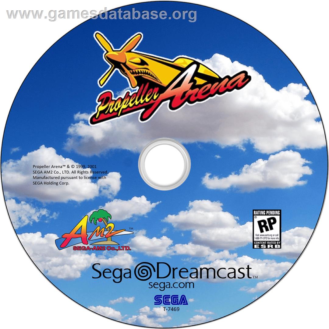 Propeller Arena - Aviation Battle Championship - Sega Dreamcast - Artwork - Cartridge