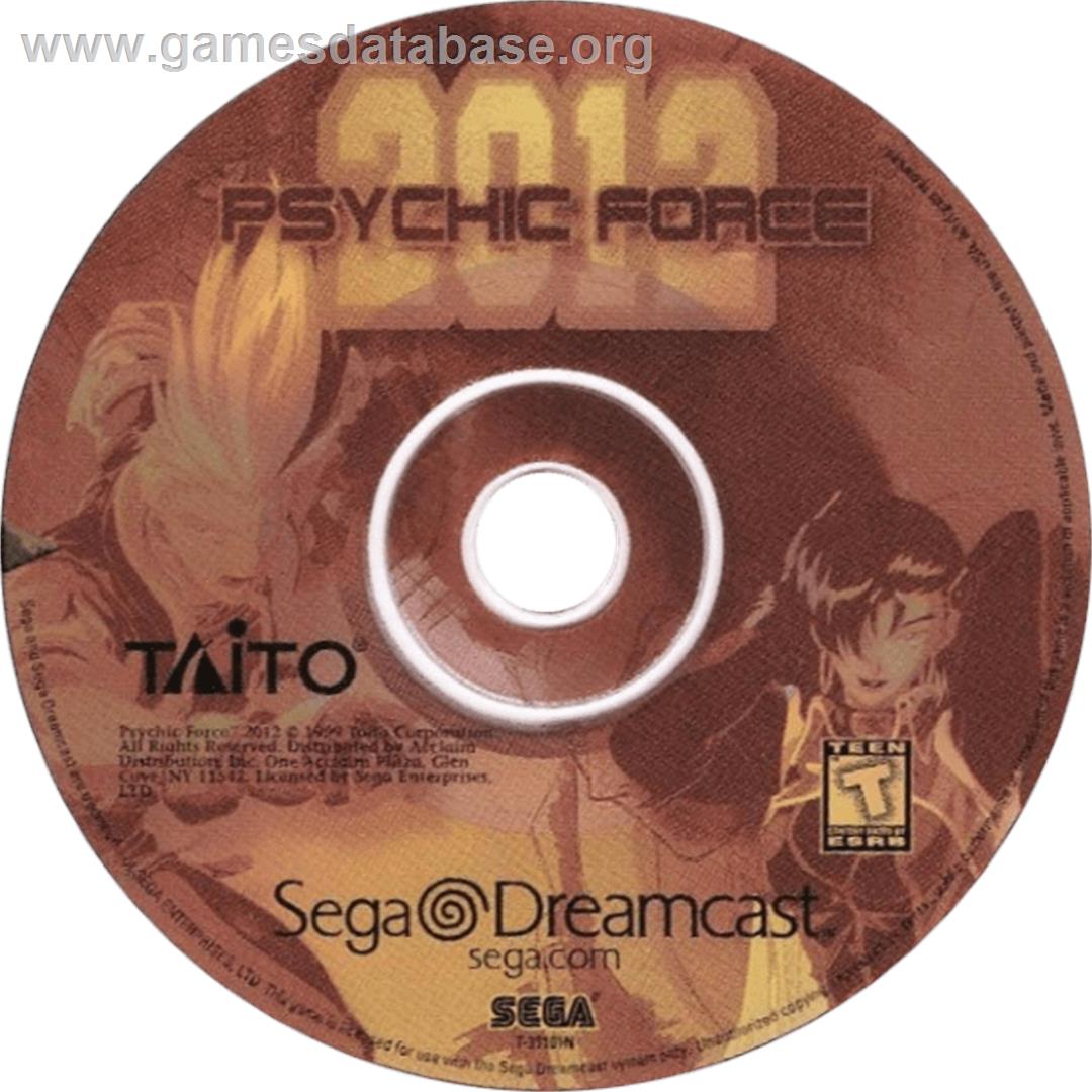Psychic Force 2012 - Sega Dreamcast - Artwork - Cartridge