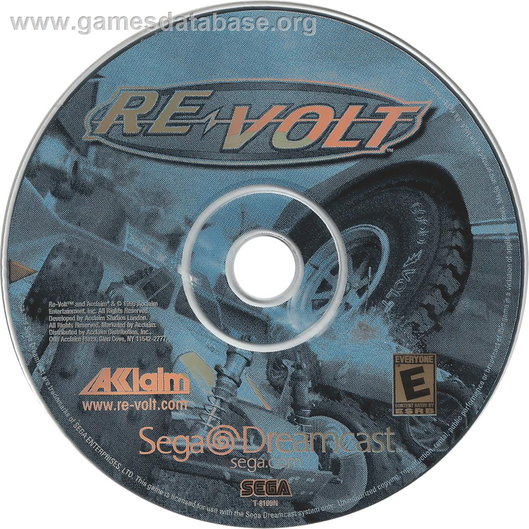 Re-Volt - Sega Dreamcast - Artwork - Cartridge
