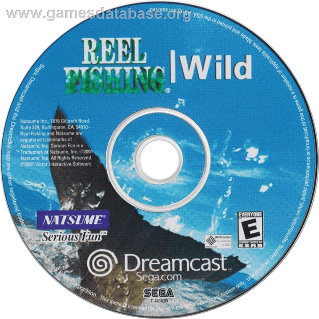 Reel Fishing: Wild - Sega Dreamcast - Artwork - Cartridge