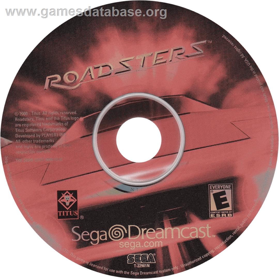 Roadsters - Sega Dreamcast - Artwork - Cartridge