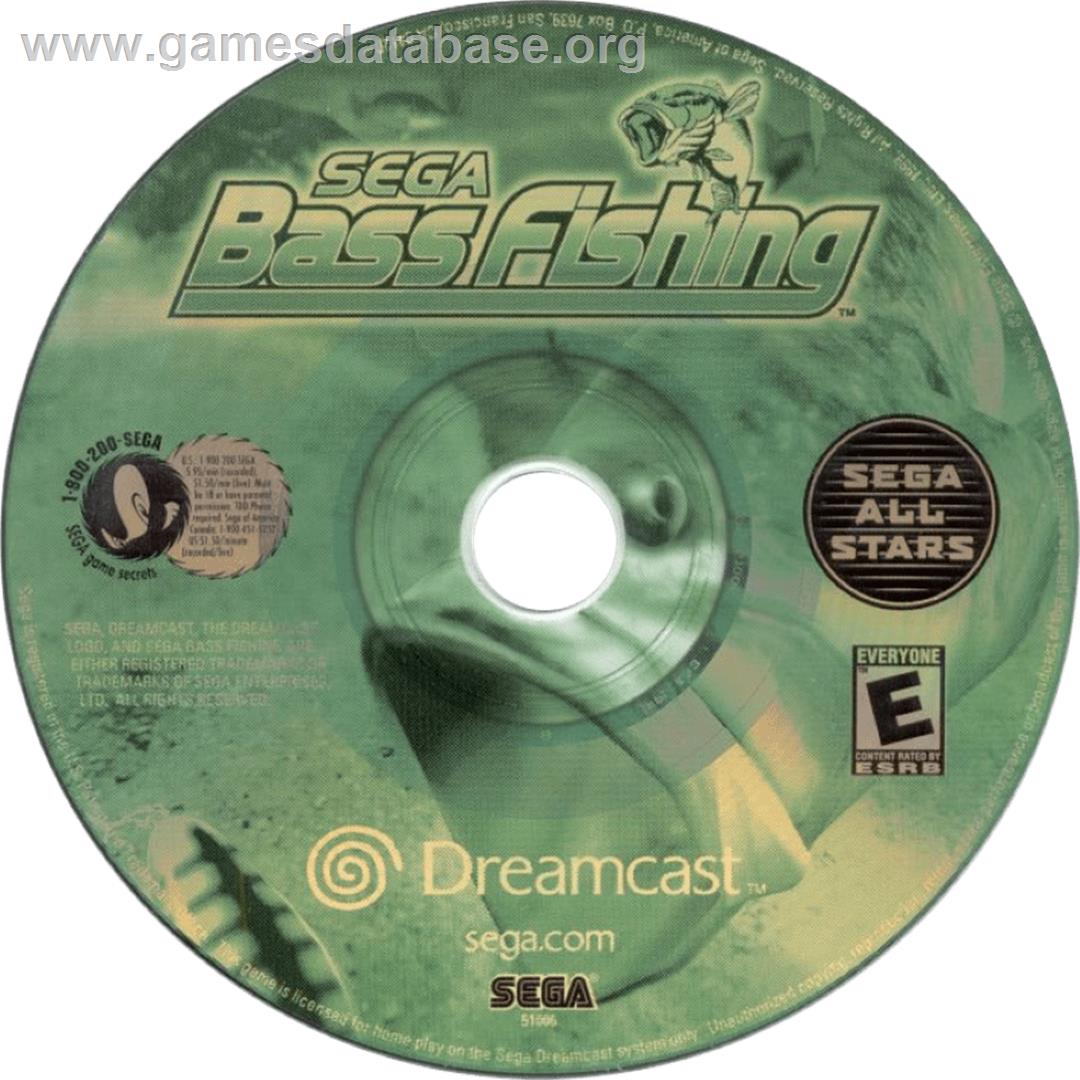 Sega Bass Fishing - Sega Dreamcast - Artwork - Cartridge