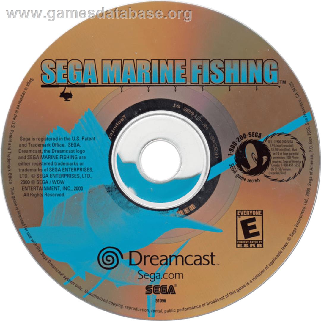 Sega Marine Fishing - Sega Dreamcast - Artwork - Cartridge