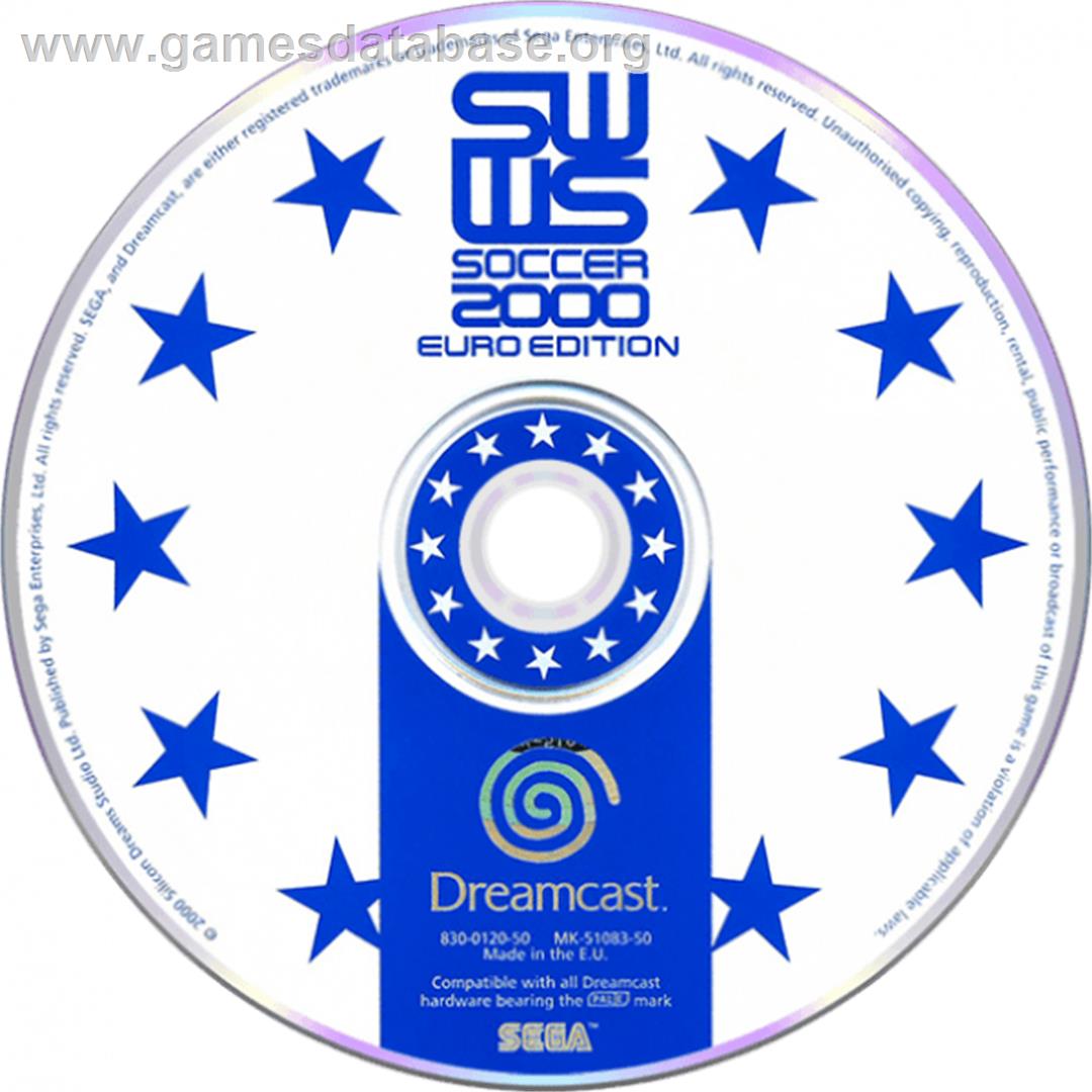 Sega Worldwide Soccer 2000 - Euro Edition - Sega Dreamcast - Artwork - Cartridge