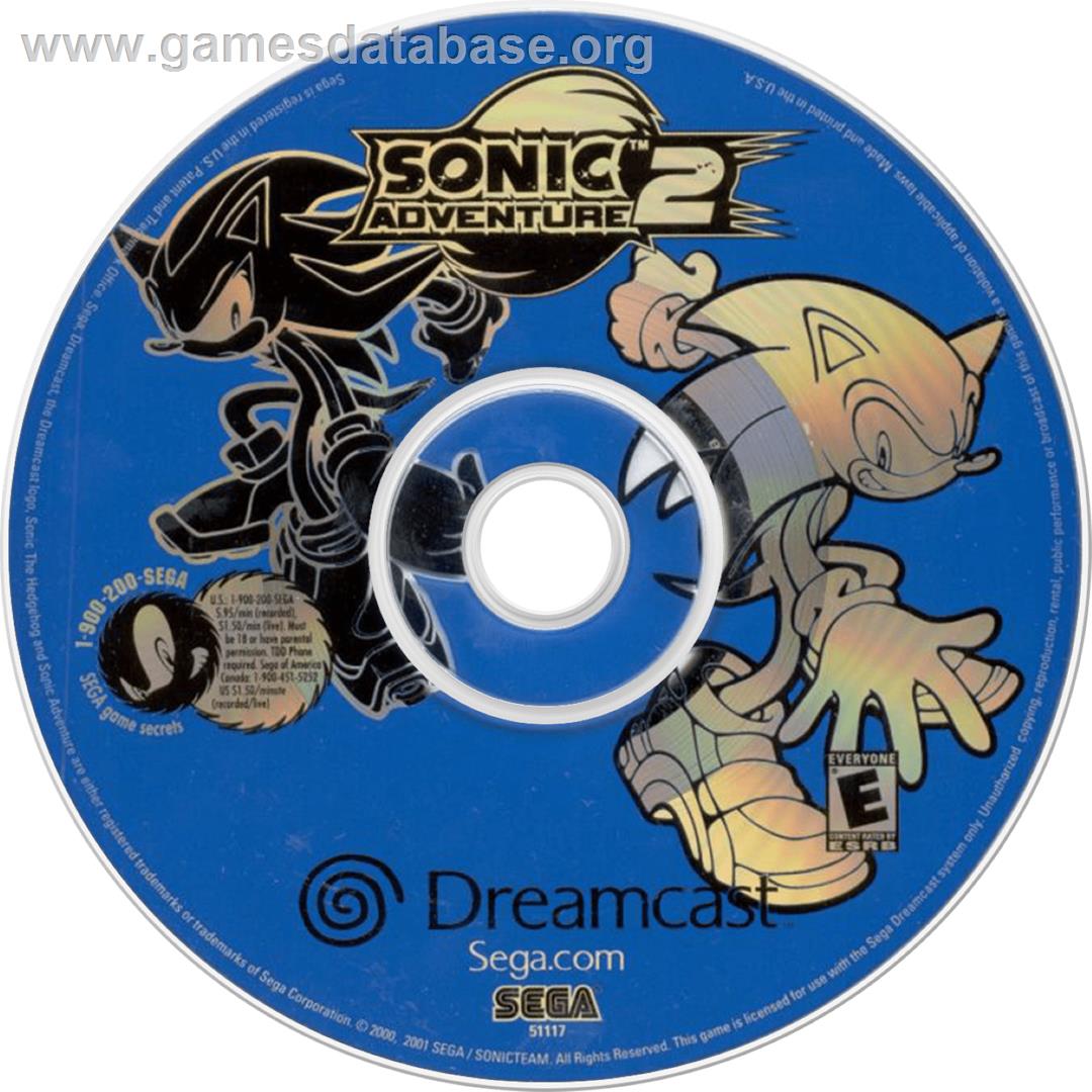 Sonic Adventure 2 - Sega Dreamcast - Artwork - Cartridge