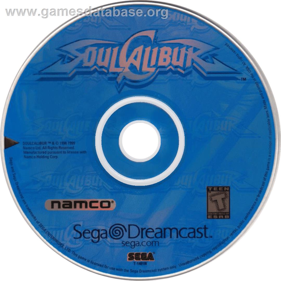 SoulCalibur - Sega Dreamcast - Artwork - Cartridge