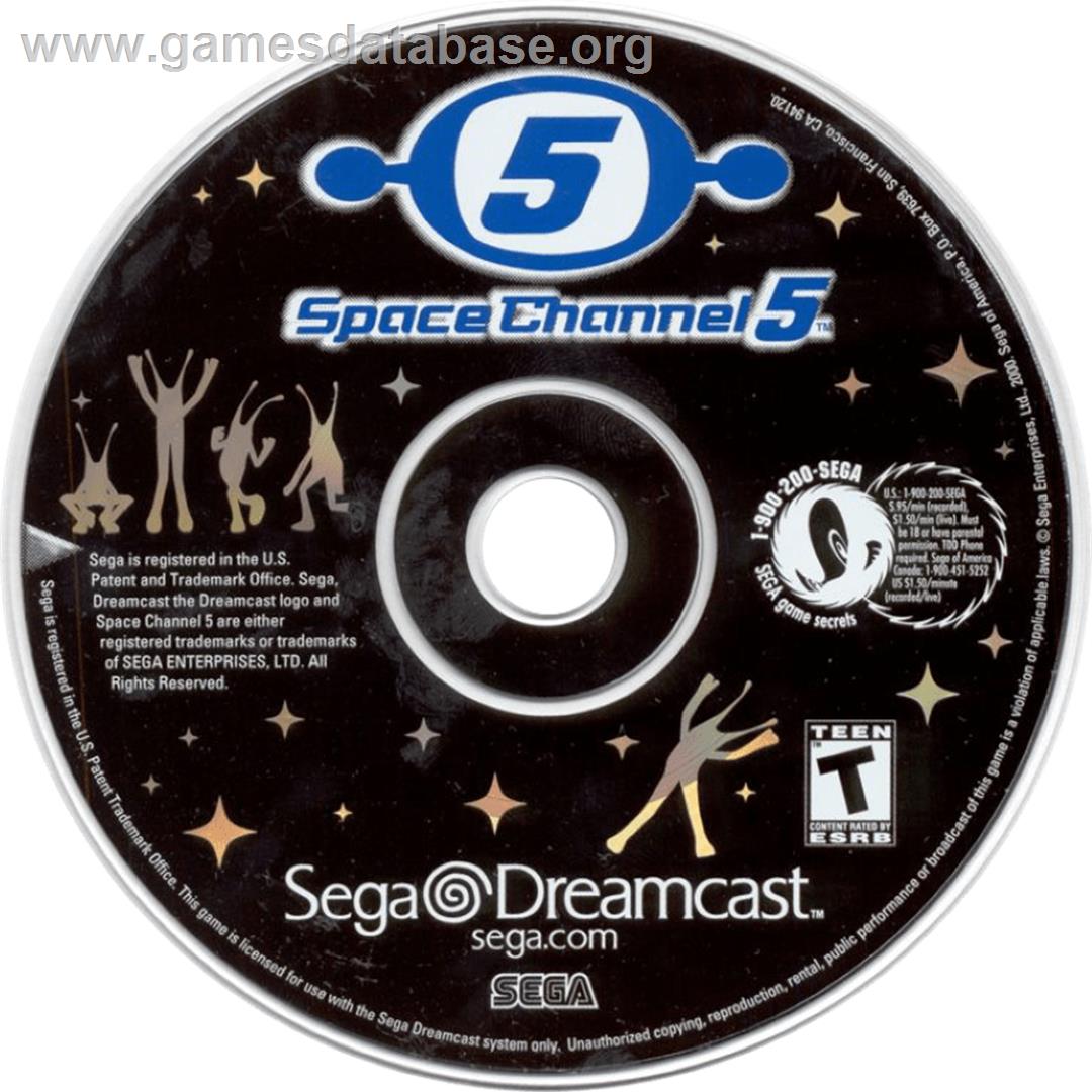 Space Channel 5: Part 2 - Sega Dreamcast - Artwork - Cartridge
