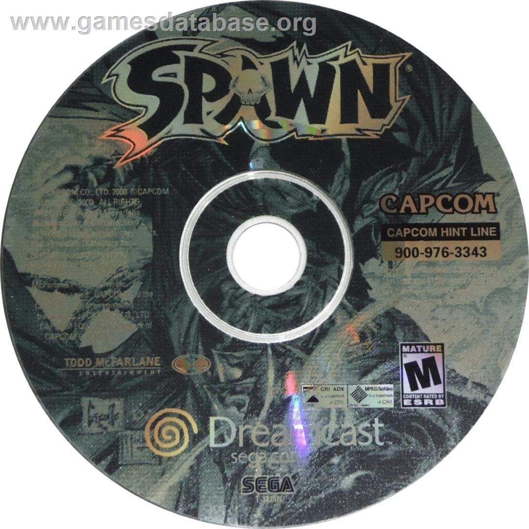 Spawn: In the Demon's Hand - Sega Dreamcast - Artwork - Cartridge