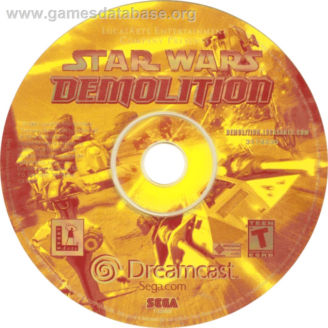 Star Wars: Demolition - Sega Dreamcast - Artwork - Cartridge