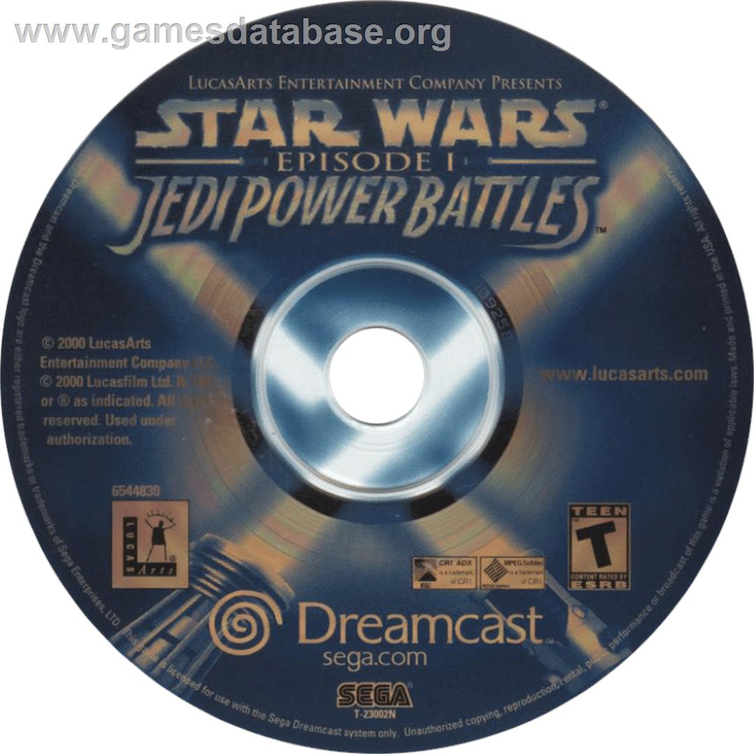 Star Wars: Episode I - Jedi Power Battles - Sega Dreamcast - Artwork - Cartridge