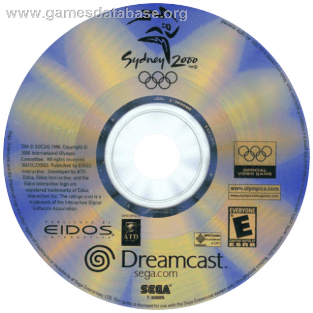 Sydney 2000 - Sega Dreamcast - Artwork - Cartridge