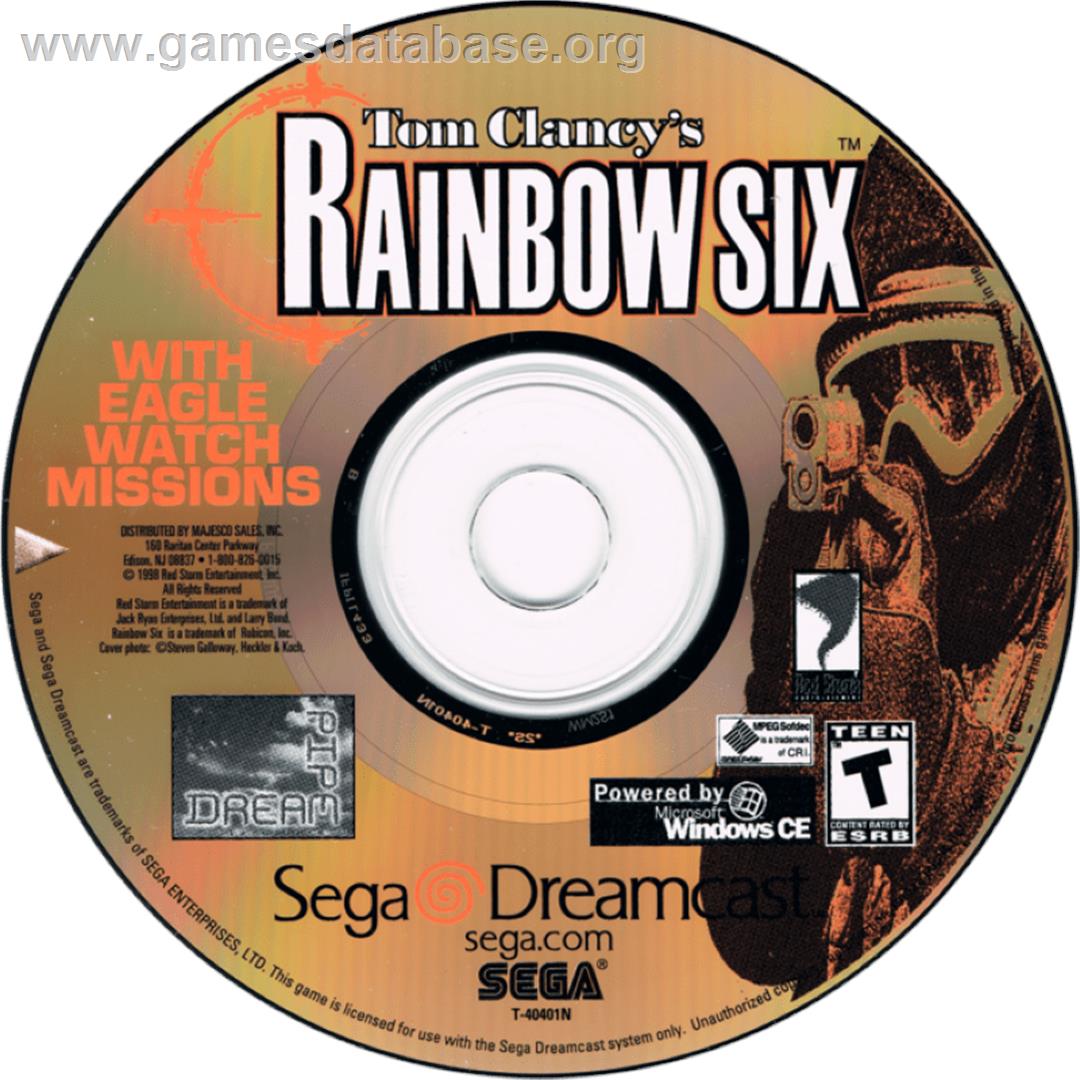 Tom Clancy's Rainbow Six - Sega Dreamcast - Artwork - Cartridge