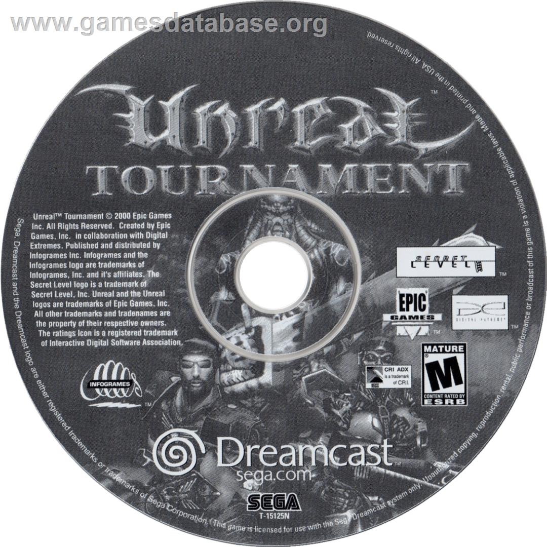 Unreal Tournament - Sega Dreamcast - Artwork - Cartridge