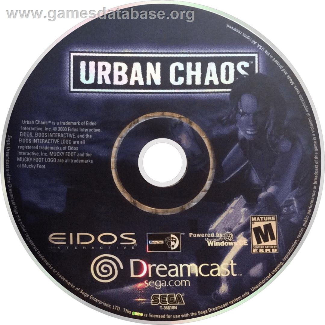 Urban Chaos - Sega Dreamcast - Artwork - Cartridge