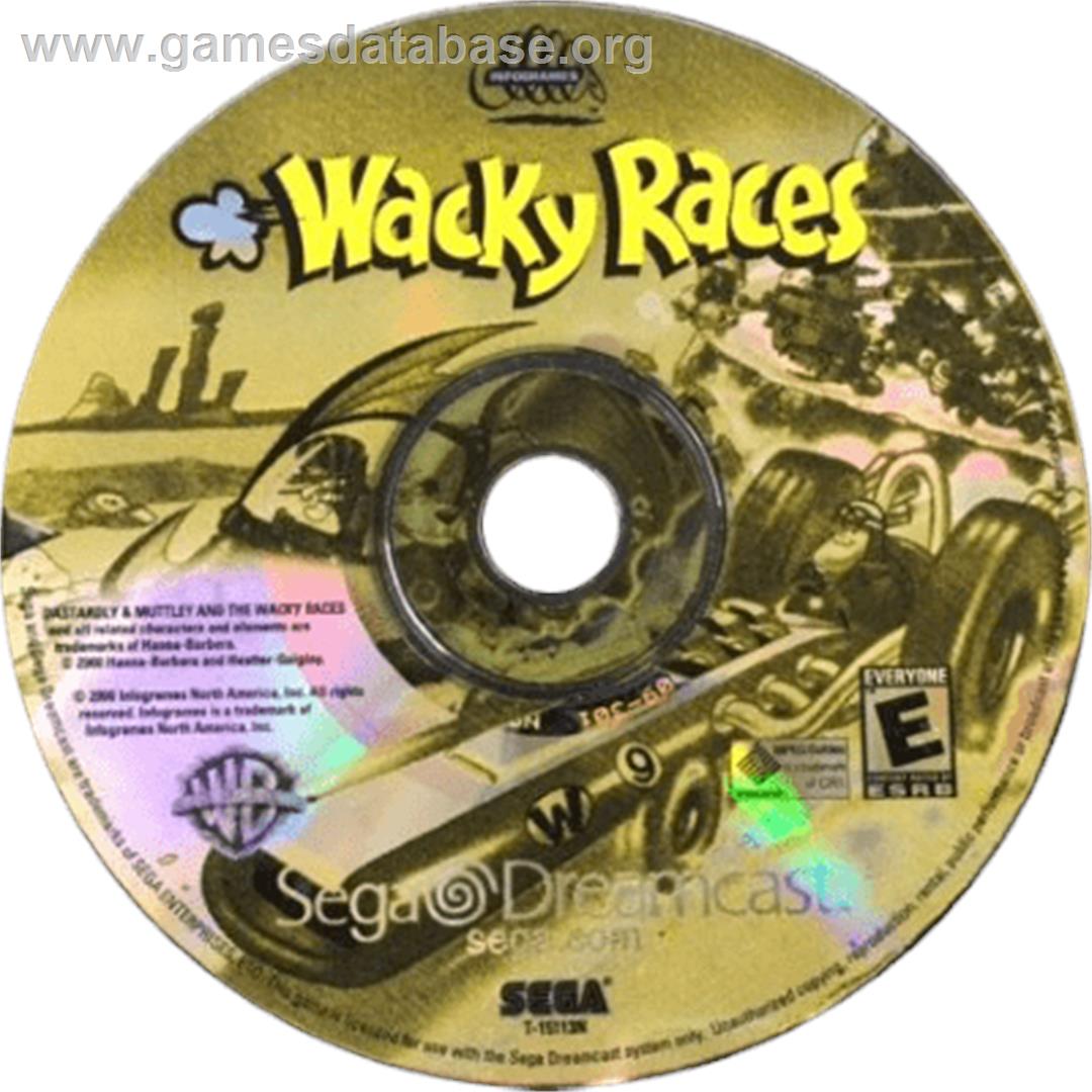 Wacky Races - Sega Dreamcast - Artwork - Cartridge