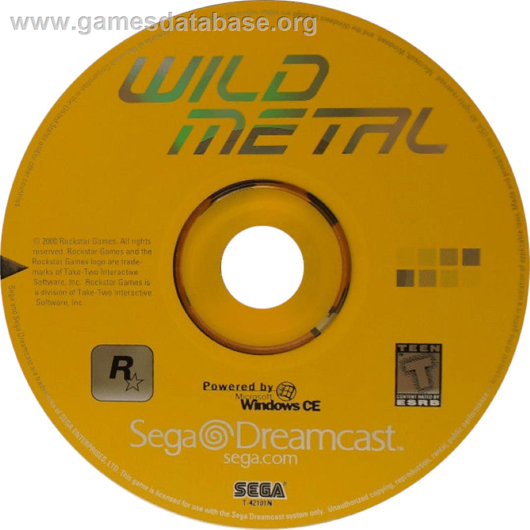 Wild Metal - Sega Dreamcast - Artwork - Cartridge