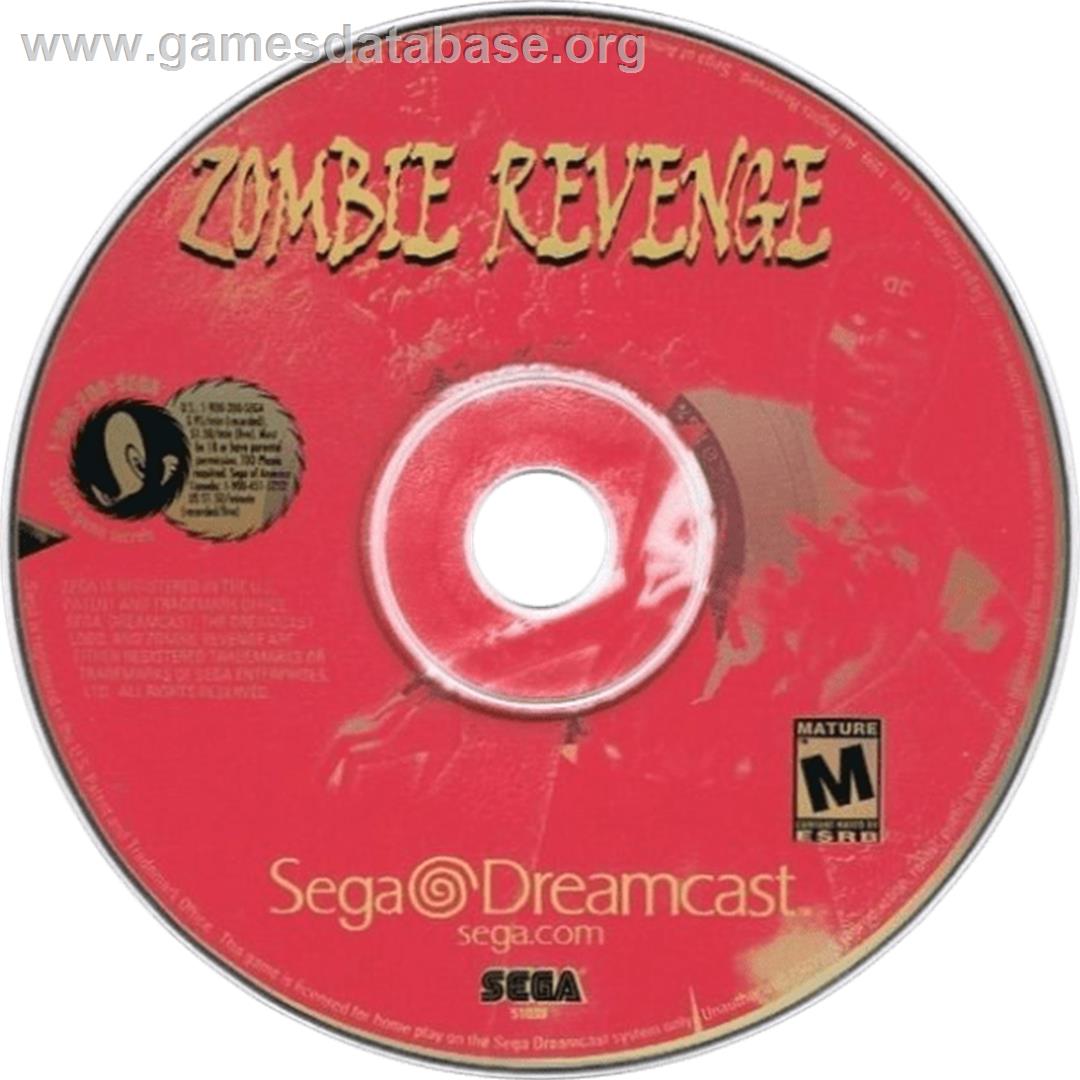 Zombie Revenge - Sega Dreamcast - Artwork - Cartridge