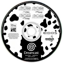 Artwork on the Disc for 102 Dalmatians: Puppies to the Rescue on the Sega Dreamcast.