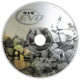 Artwork on the Disc for 4x4 Evolution on the Sega Dreamcast.