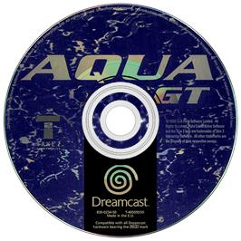 Artwork on the Disc for Aqua GT on the Sega Dreamcast.