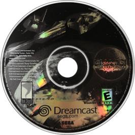 Artwork on the Disc for BANG! Gunship Elite on the Sega Dreamcast.
