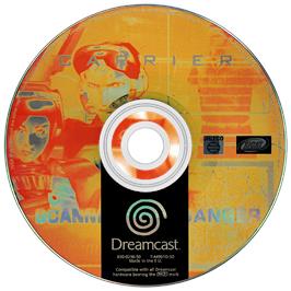 Artwork on the Disc for Carrier on the Sega Dreamcast.