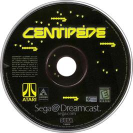 Artwork on the Disc for Centipede on the Sega Dreamcast.