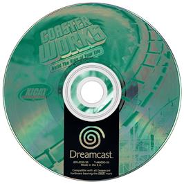 Artwork on the Disc for Coaster Works on the Sega Dreamcast.