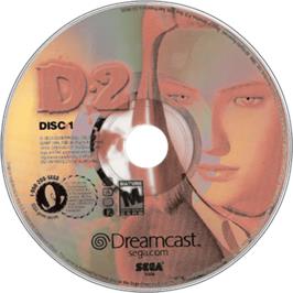 Artwork on the Disc for D2 on the Sega Dreamcast.