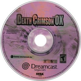 Artwork on the Disc for Death Crimson OX on the Sega Dreamcast.