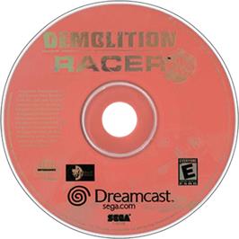Artwork on the Disc for Demolition Racer: No Exit on the Sega Dreamcast.