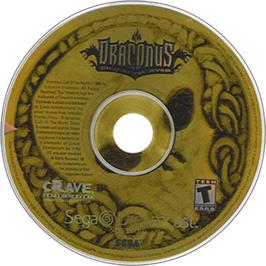 Artwork on the Disc for Draconus: Cult of the Wyrm on the Sega Dreamcast.