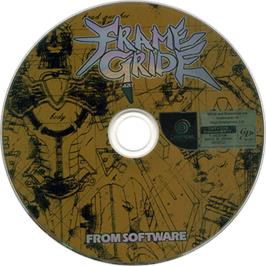 Artwork on the Disc for Frame Gride on the Sega Dreamcast.