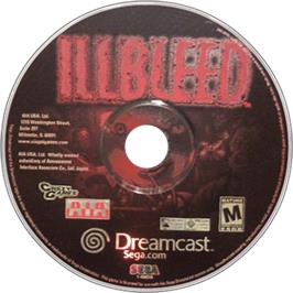 Artwork on the Disc for Illbleed on the Sega Dreamcast.