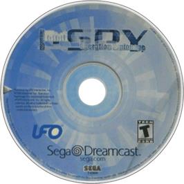 Artwork on the Disc for Industrial Spy: Operation Espionage on the Sega Dreamcast.