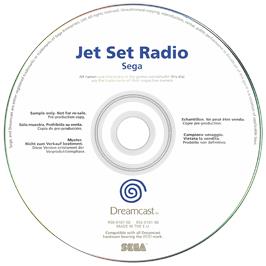 Artwork on the Disc for Jet Set Radio on the Sega Dreamcast.