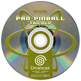 Artwork on the Disc for Pro Pinball: Trilogy on the Sega Dreamcast.