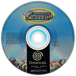 Artwork on the Disc for Razor Freestyle Scooter on the Sega Dreamcast.