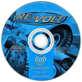 Artwork on the Disc for Re-Volt on the Sega Dreamcast.